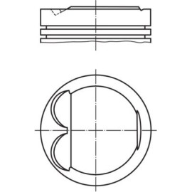 Поршень MAHLE 6077700
