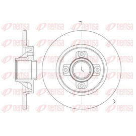 Диск тормозной Remsa 6105800