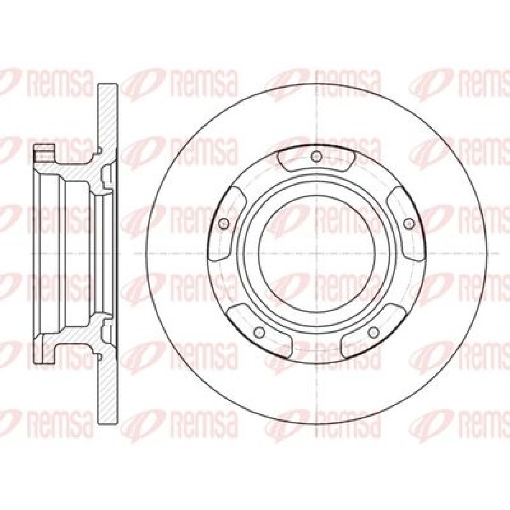 Диск гальмівний DELPHI bg3208c