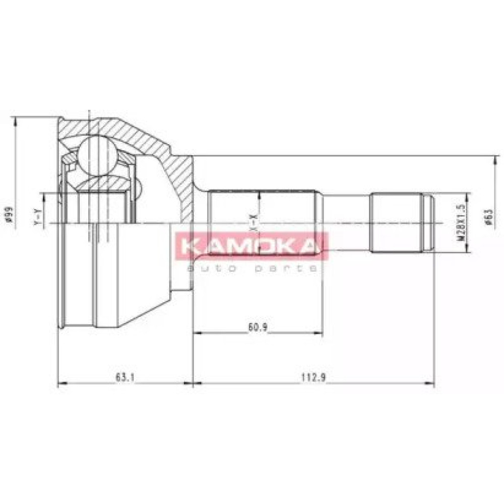 Шрус наружный Kamoka 6152