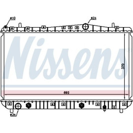 NISSENS 61634 Радиатор охлаждения NISSENS 61634