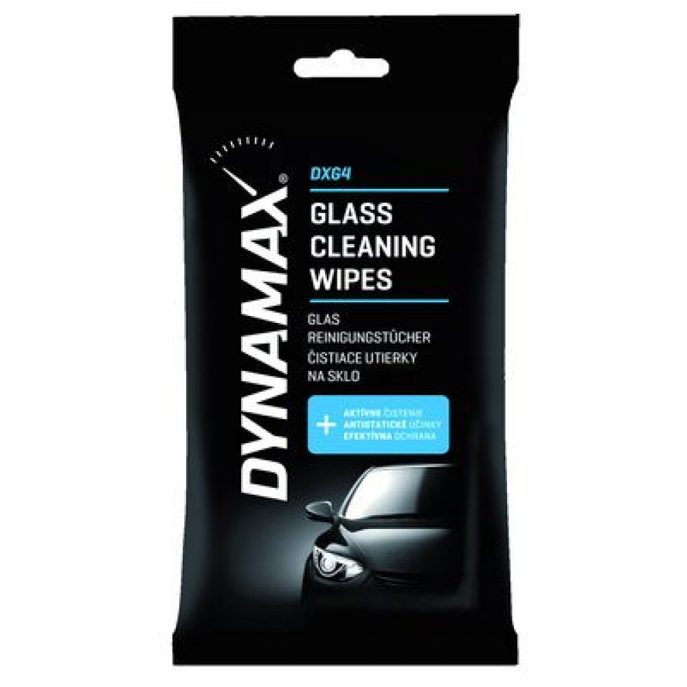 Очисник скла серветки DXG GLASS CLEANING WIPES 24 шт. DYNAMAX 618503