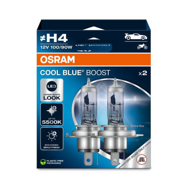 Автолампа H4 12V 100/90W P43T комплект 2 шт. OSRAM 62193cbb2hb