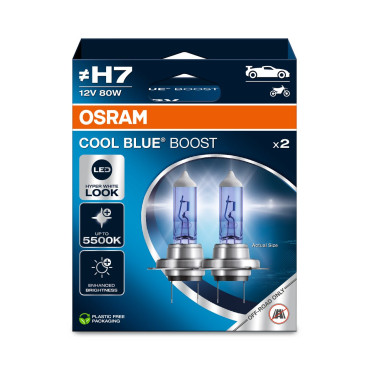 Автолампа H7 12V 80W комплект 2 шт. OSRAM 62210cbb2hb