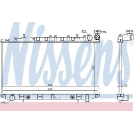 NISSENS 629731 Радиатор NISSENS 629731