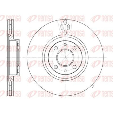 Диск тормозной Remsa 631611