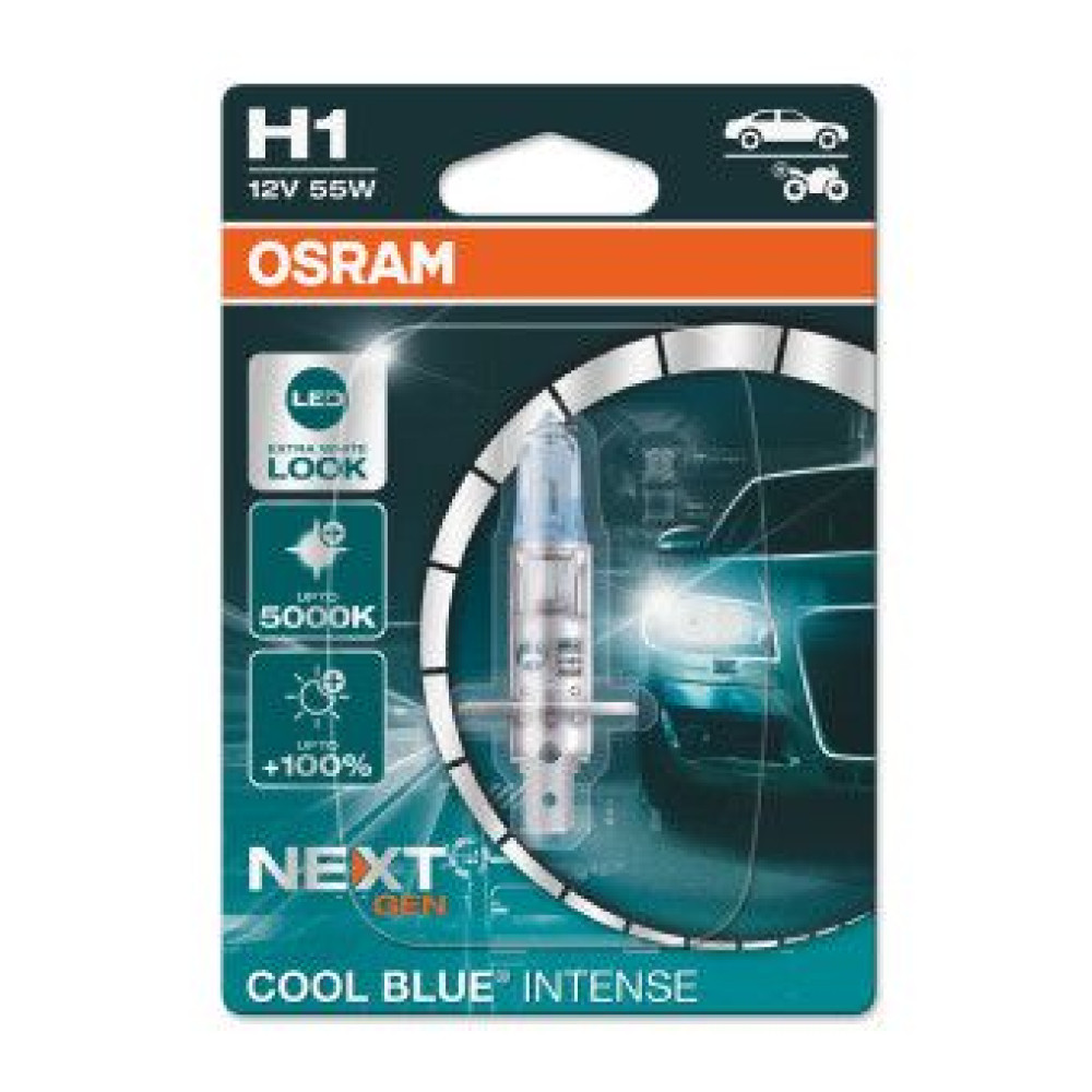 Автолампа (H1 12V 55W P14,5S) OSRAM 64150cbn01b