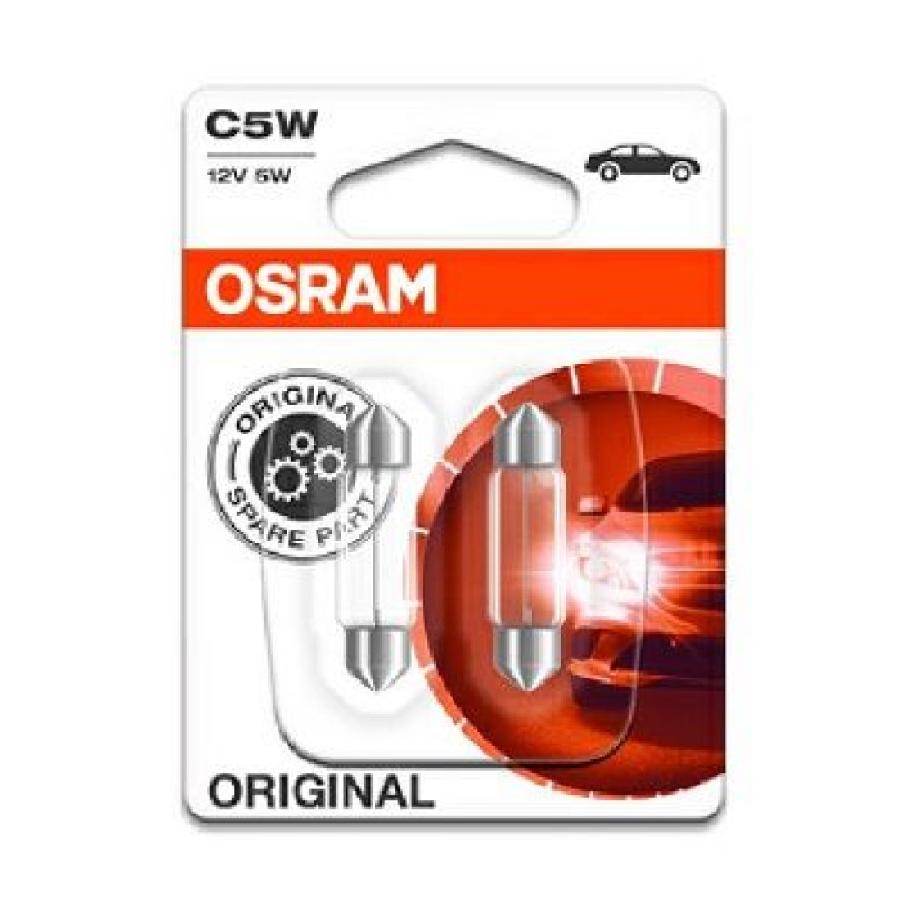 Лампа C5W 12V 5W SV8.5-8 BLI STANDARD OSRAM 641802b