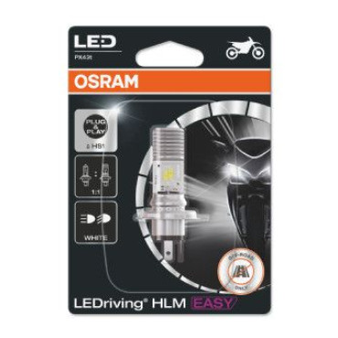 Автолампа светодиодная HS1 12V 5/5W 6000K PX43T OSRAM 64185dwesy01b