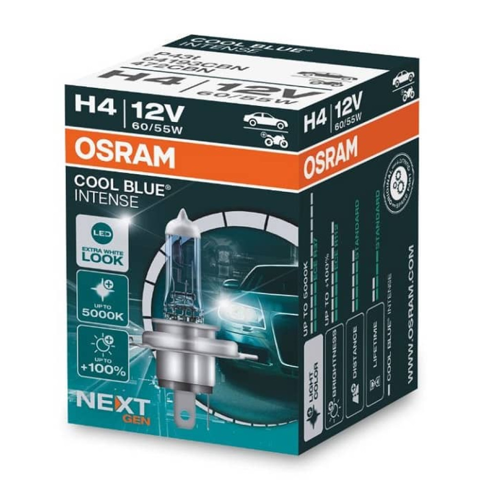 Автолампа (H4 12V 60/55W P43T) OSRAM 64193cbn