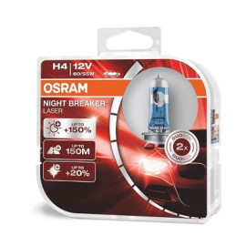 Лампа H4 12V 60/55W P43T Box NIGHT BREAKER LASER NG OSRAM 64193nlhcb