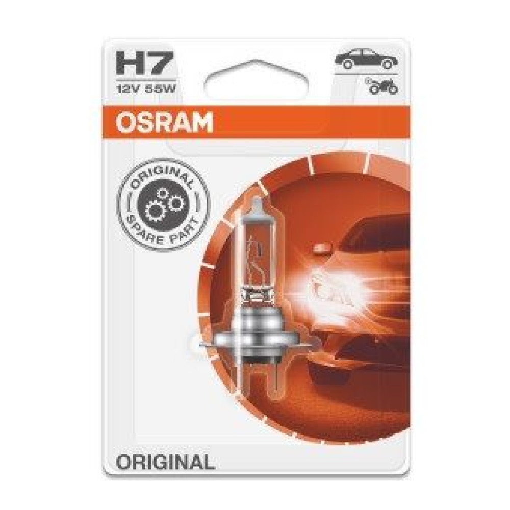 Лампа H7 12V 55W PX26d BLI STANDARD OSRAM 6421001b