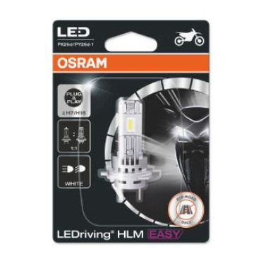Автолампа H7/H18 16W 12V 6500к PX26D OSRAM 64210dwesy01b