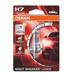 Лампа H7 12V 55W PX26D FS NIGHT BREAKER LASER NG OSRAM 64210nl01b