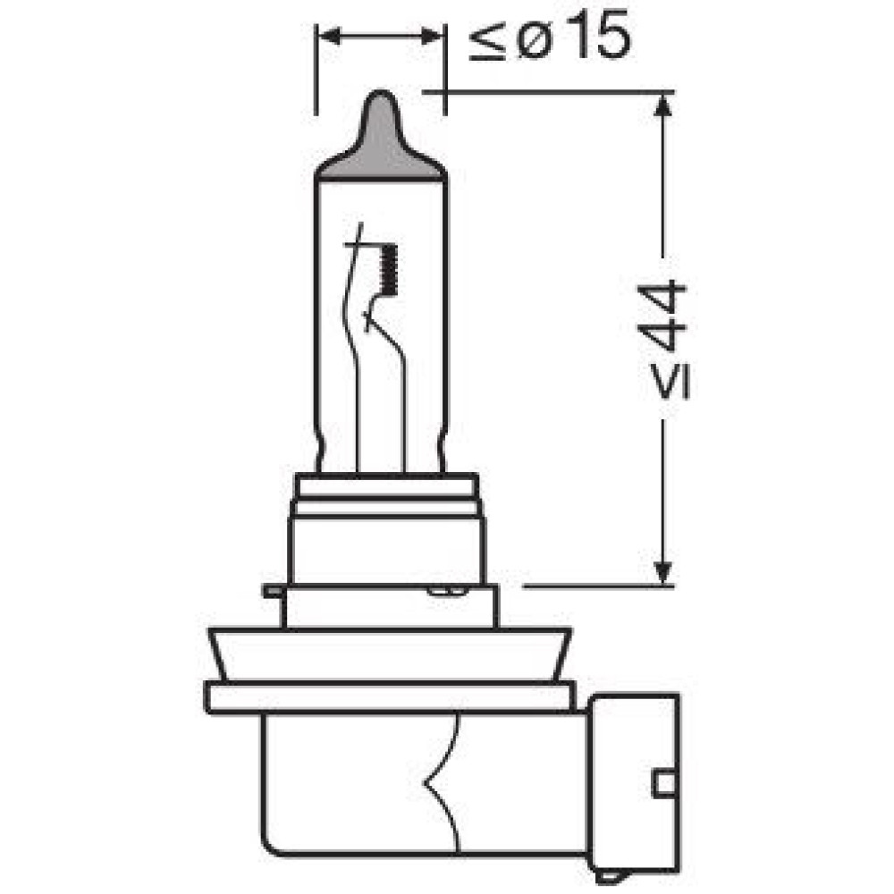 Автолампа H11 12V OSRAM 64211nb200hcb