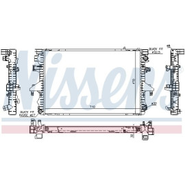 NISSENS 65283a Радіатор води NISSENS 65283a
