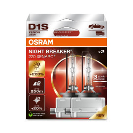 Автолампа ксеноновая 35W D1S 4350K комплект 2 шт. OSRAM 66140xn22hb