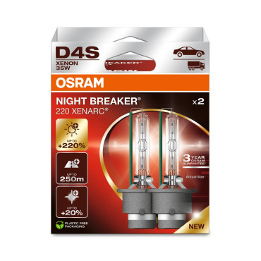 Автолампа ксенонова 35W D4S 5000K комплект 2 шт. OSRAM 66440xn22hb
