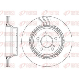 Remsa 676010 Диск гальмівний Remsa 676010