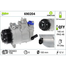 Компресор кондиціонера VALEO 690204