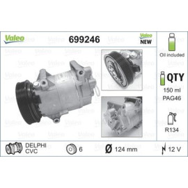Компрессор кондиционера VALEO 699246