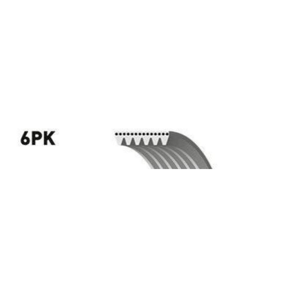 Ремень поликлиновый GATES 6pk1843xs