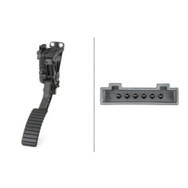 Педаль акселератора, с датчиком HELLA 6pv010946181