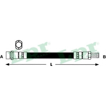 Шланг тормозной LPR 6t48355