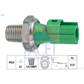 Датчик тиску оливи (0,25bar/1 конт./зелений) TRANSIT/FOCUS/MONDEO 1.4-2.3 95- FACET 70146