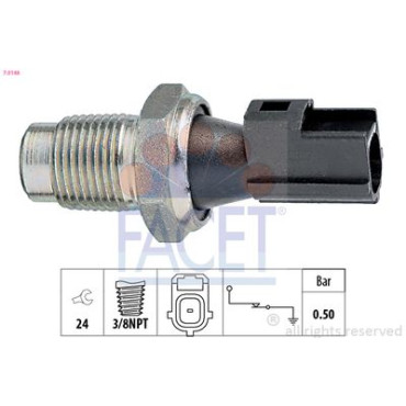 Датчик давления масла FACET 70148