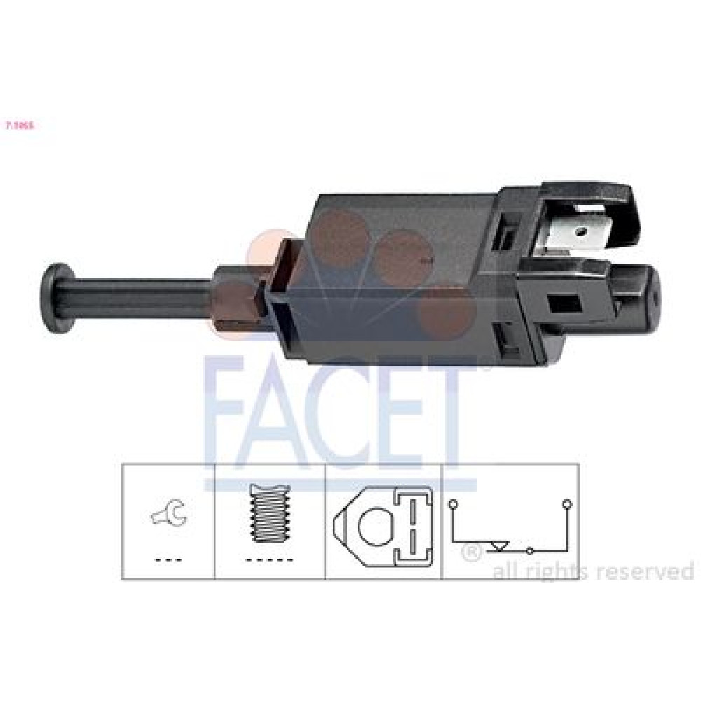 Датчик стоп-сигнала A3/Leon/Octavia/Golf/T4 1.4-2.8TDI -10 FACET 71055