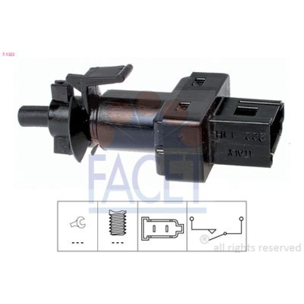 Датчик стоп-сигнала Sprinter 903/906 -96- FACET 71222