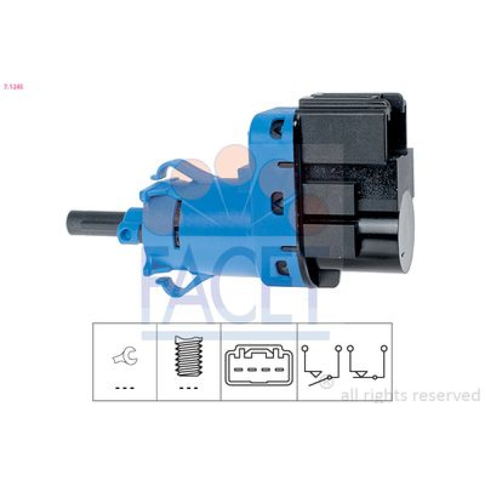 Датчик стоп-сигнала Focus/C-Max 10-/Iveco Daily 06-11/Mazda 6 07-13 FACET 71245