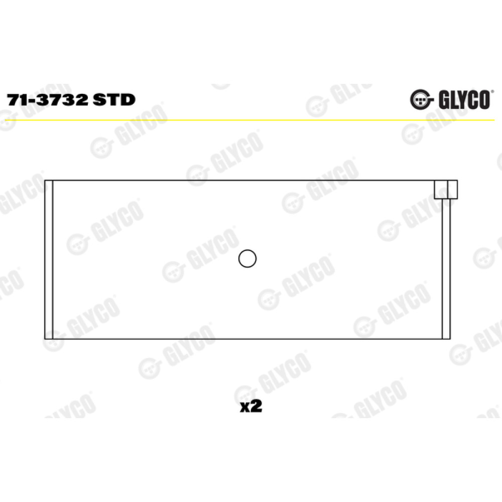 Комплект вкладишів двигуна Glyco 713732std