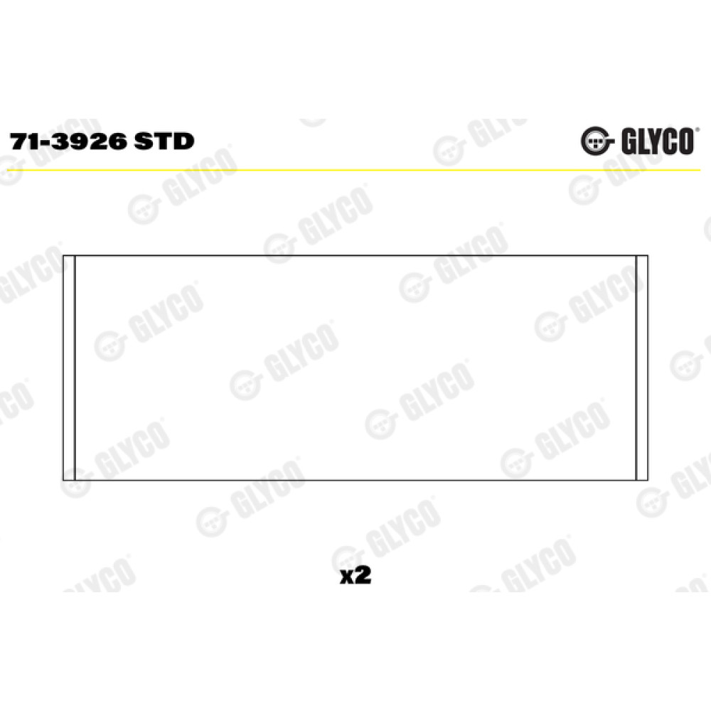 Комплект вкладишів двигуна Glyco 713926std