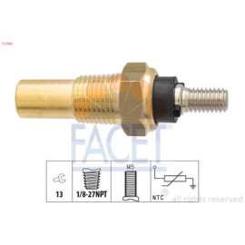 Датчик температури Transit 86>94 (жовтий) FACET 73180