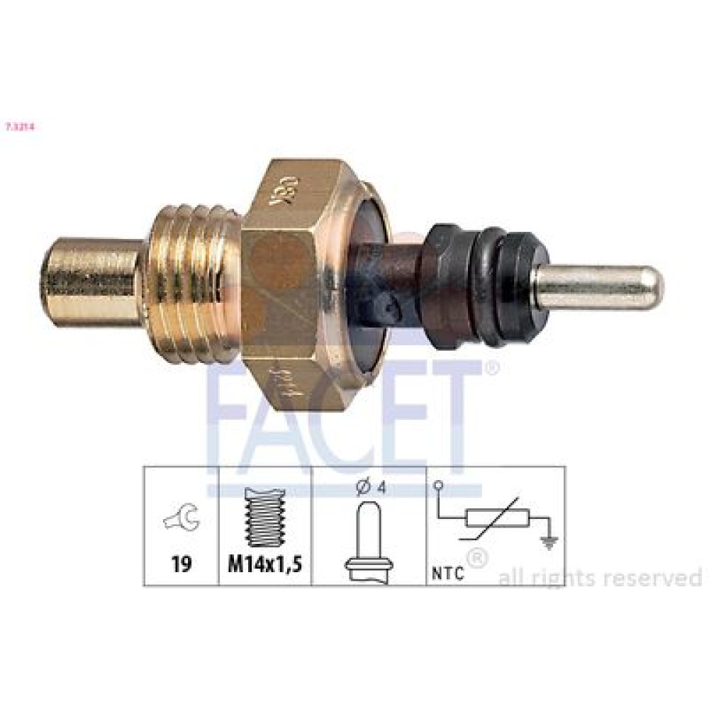 Датчик температури FACET 73214