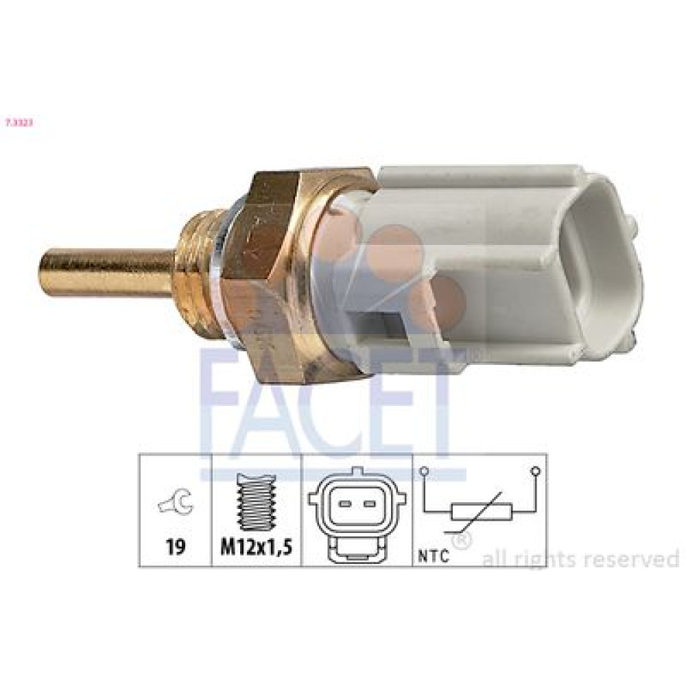 Датчик температури TOYOTA AVENSIS/ CAMRY 1.0-4.0 98- FACET 73323