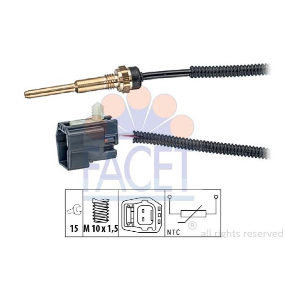 Датчик температуры / в ГБЦ FACET 73331