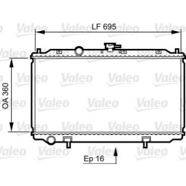 VALEO 734736 Радиатор системы охлаждения VALEO 734736