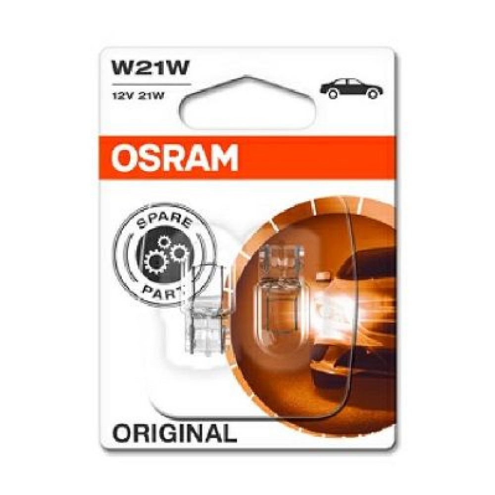 Лампа W21W 12V 21W W3x16d BLI2 STANDARD OSRAM 750502b