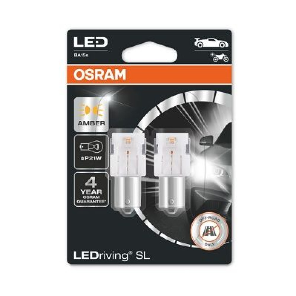 Комплект 2 шт. лампа світлодіодна LED OSRAM 7506dyp02b