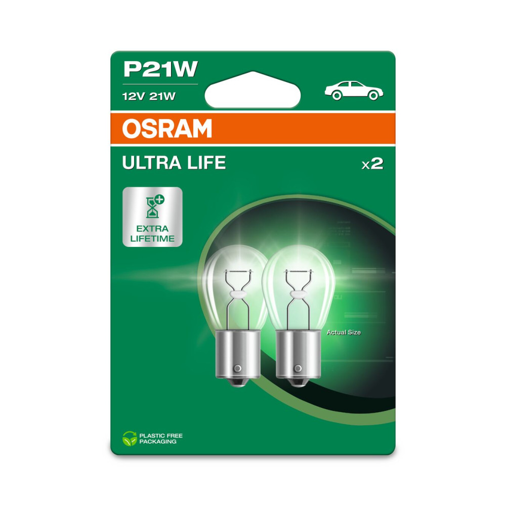 Автолампа 21W 12V BA15S OSRAM 7506ult2bl