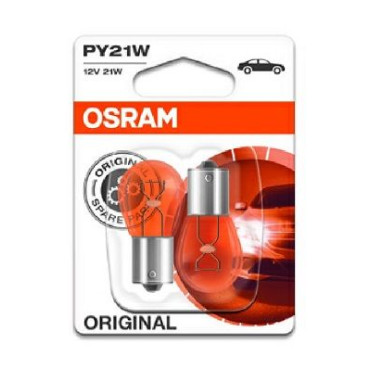 Лампа PY21W 12V 21W BAU15s OSRAM 750702b