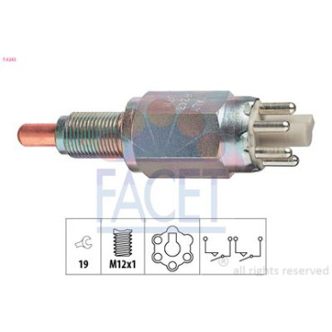 Перемикач заднього ходу автомобіля FACET 76243