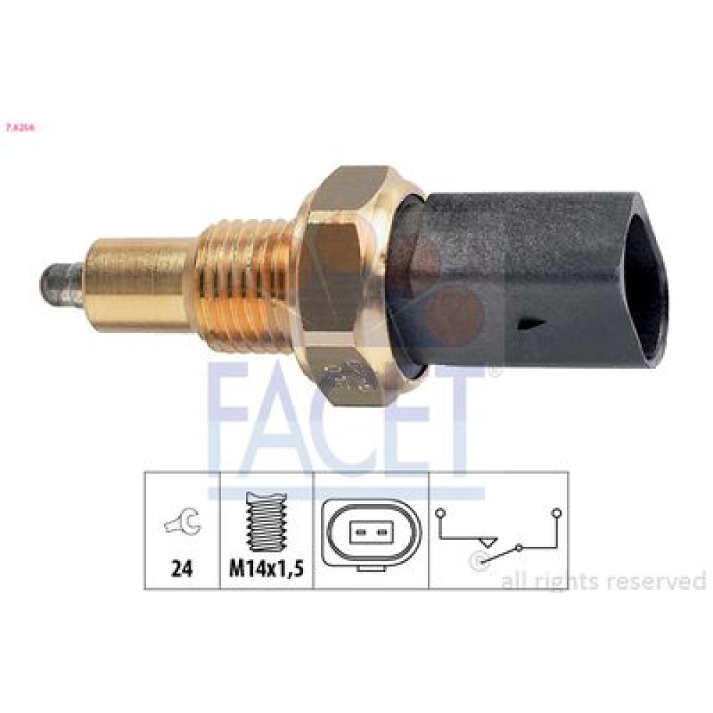 Датчик зад ходу А4/A6/Passat/Superb 97-11 FACET 76256