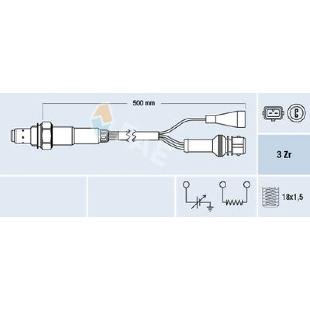Датчик кисню FAE 77105