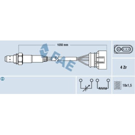 Датчик кисню FAE 77134