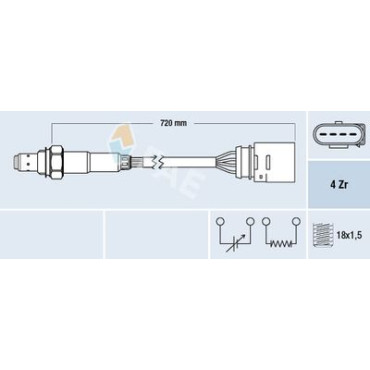 Датчик кисню FAE 77139