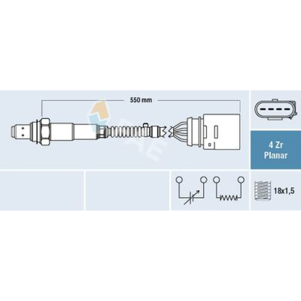 Датчик кисню FAE 77148